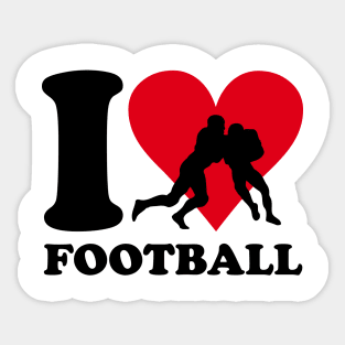 Love Football Sticker